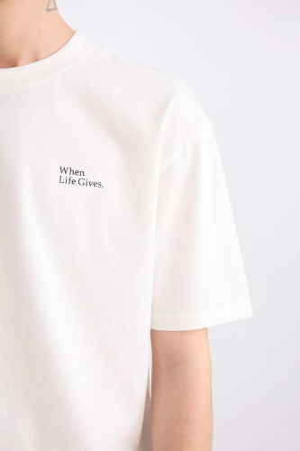 Resim Defacto Erkek  T-shirt E0910AXER105