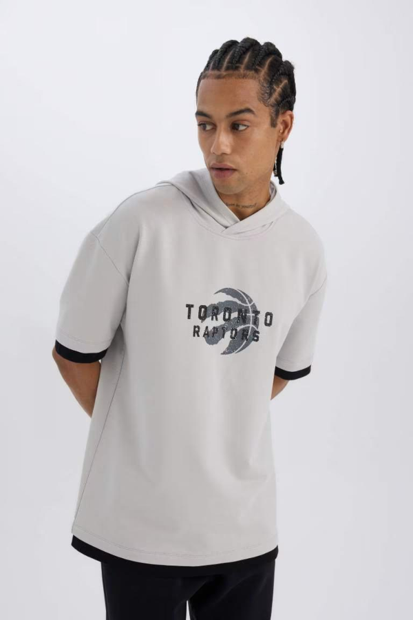 Resim Defacto Erkek  T-shirt B3883AXGR506