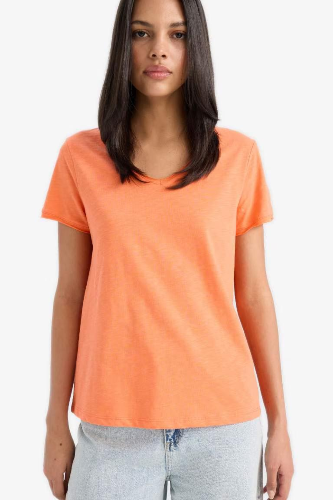 Resim Defacto Kadın T-shirt K1507AZ/OG567