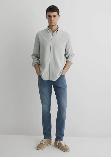 Resim Mavi Jake Erkek Jean Pantolon M0042287839