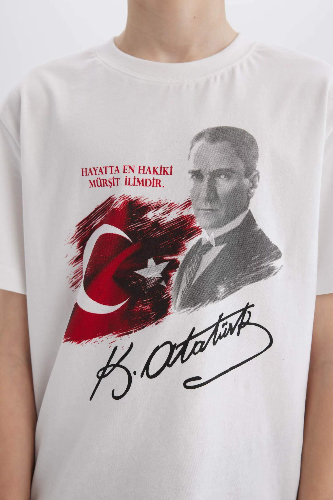 Resim Defacto Erkek Çocuk Kısa Kol T-shirt E0812A8WT34