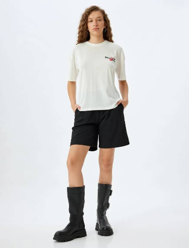 Resim Koton Kadın T-shirt 5SAL10124IK