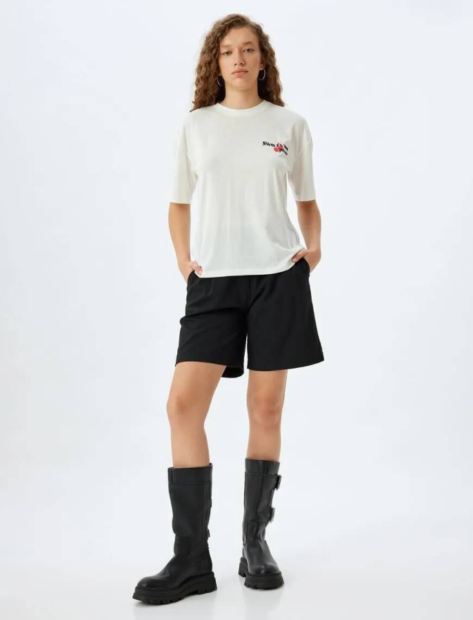 Resim Koton Kadın T-shirt 5SAL10124IK