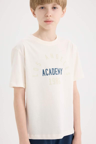 Resim Defacto Erkek Çocuk Kısa Kol T-shirt E0171A8WT32