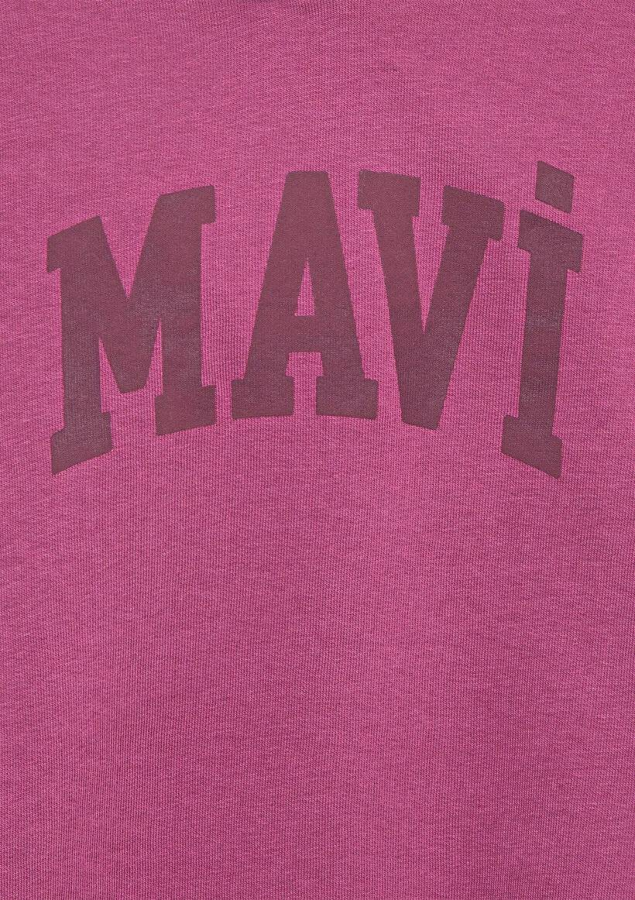 Resim Mavi Logo Baskılı Kız Çocuk Sweat M7S10147-70651
