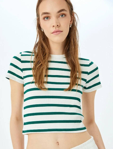 Resim Koton Kadın T-shirt 5SAL10047IK