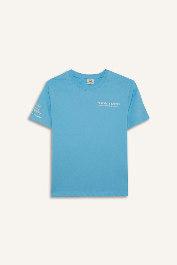 Resim Defacto Erkek Çocuk Kısa Kol T-shirt E0102A8BE500