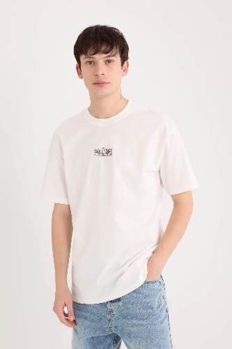 Resim Defacto Erkek  T-shirt D6795AXER105
