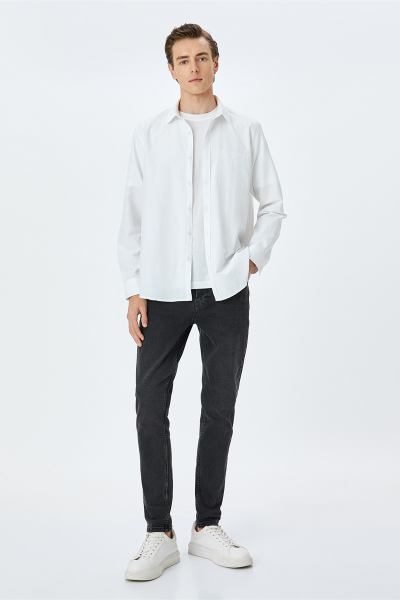 Resim Koton MICHEAL Skinny Erkek Jean  Pantolon 5SAM40054ID