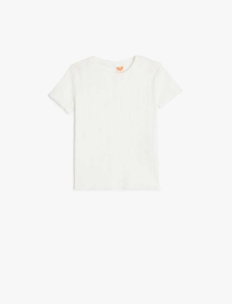 Resim Koton Kız Bebek T-shirt 5SMG10116AK