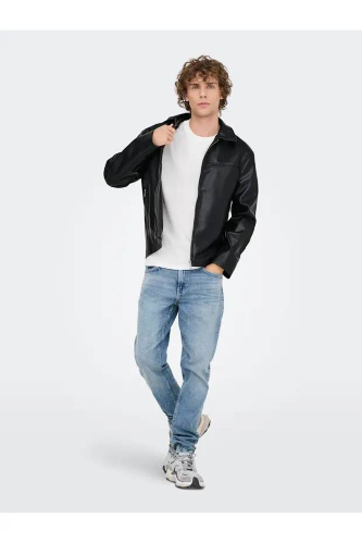 Resim Only & Sons Onsjack Pu Jacket Otw Erkek Ceket 22034713