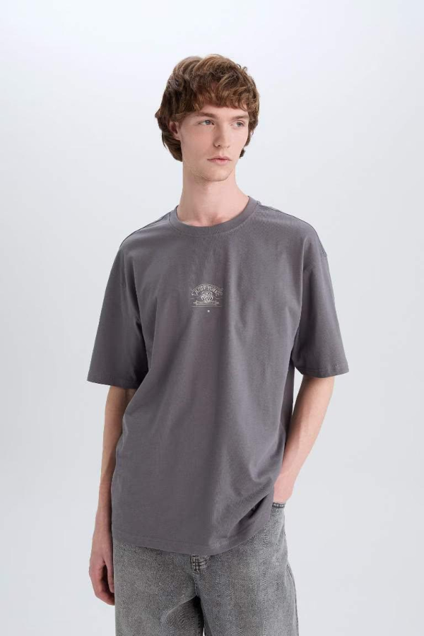 Resim Defacto Erkek T-shirt E4541AX/GR357