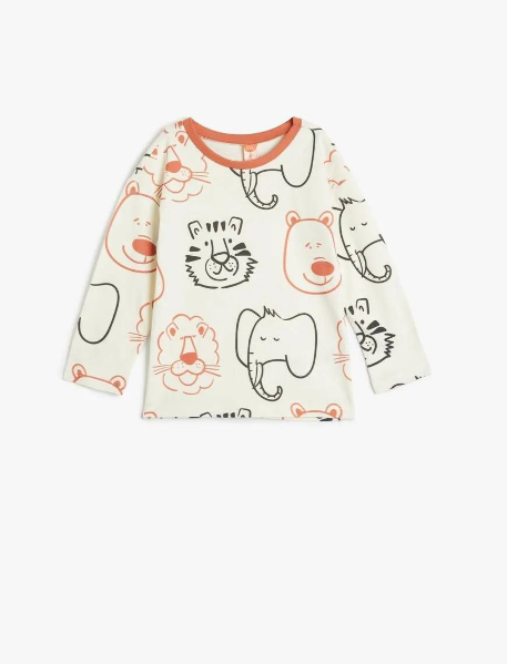 Resim Koton Erkek Bebek Sweat 5WMB10268TK