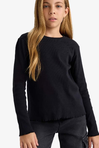 Resim Defacto Kız Çocuk  Sweat B2387A8/BK81