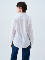 Resim Loft Kadın Loose Fit UZUN KOLGömlek Lf2039039