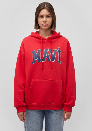 Resim Mavi Kadın Sweat