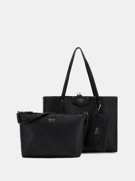 Resim Guess Eco Brenton Tote Kadın Çanta HWEVG839023-BLA