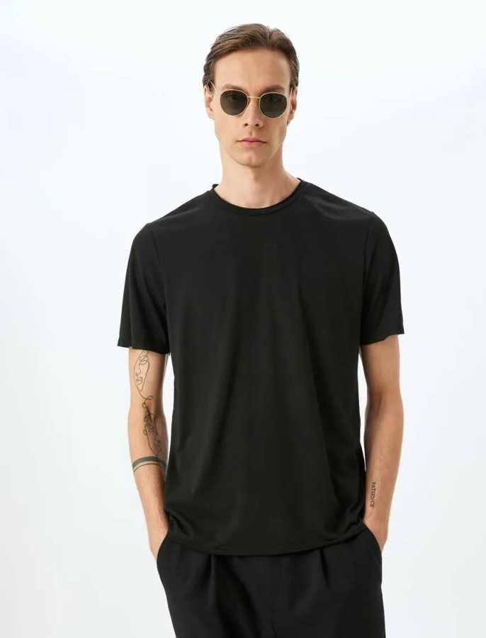Resim Koton Erkek T-shirt 5SAM10032HK