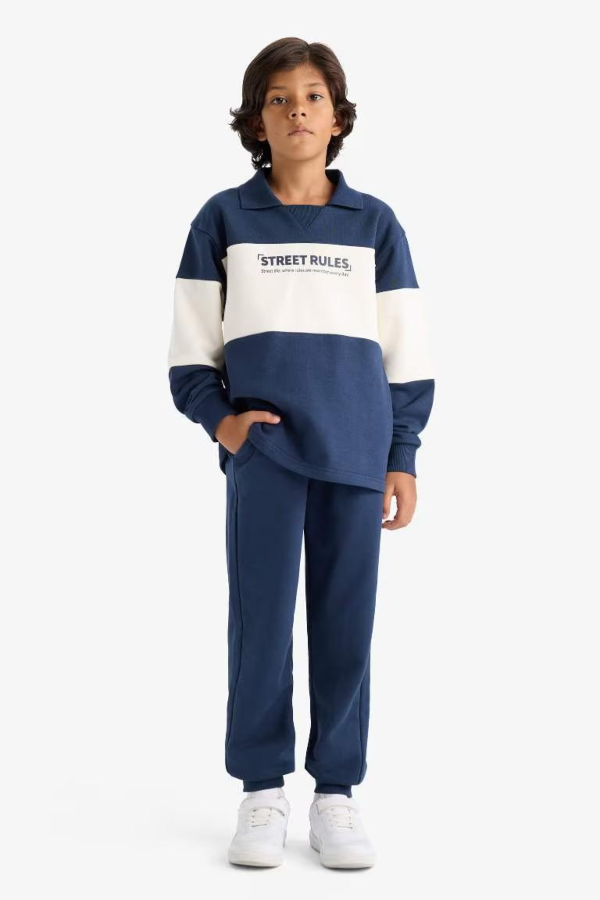 Resim Defacto Erkek Çocuk  Sweat Takım F2500A8/NV147