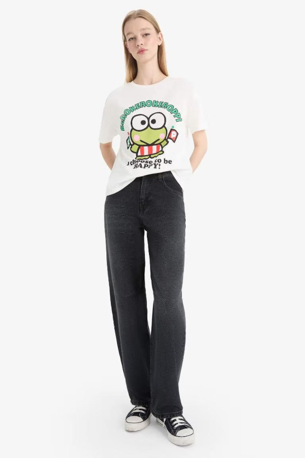 Resim Defacto Kadın T-shirt F1947AX/WT32