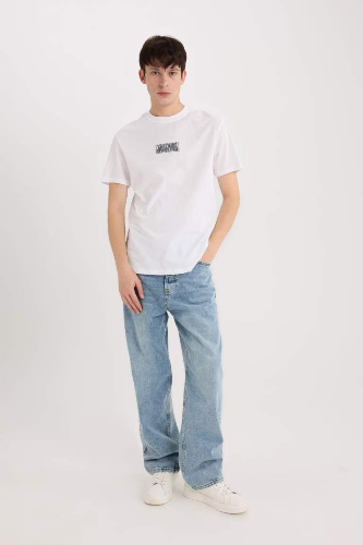 Resim Defacto Erkek  T-shirt D6785AX/WT34