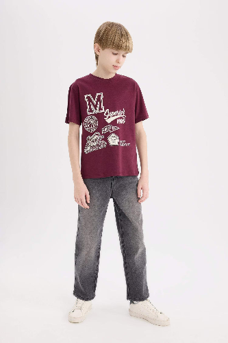 Resim Defacto Erkek Çocuk Kısa Kol T-shirt E0090A8BR232