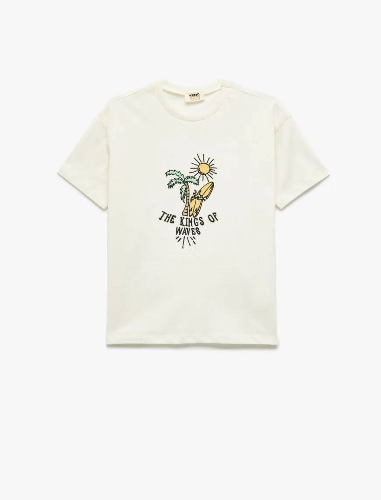 Resim Koton Erkek Çocuk T-shirt 5SKB10123TK
