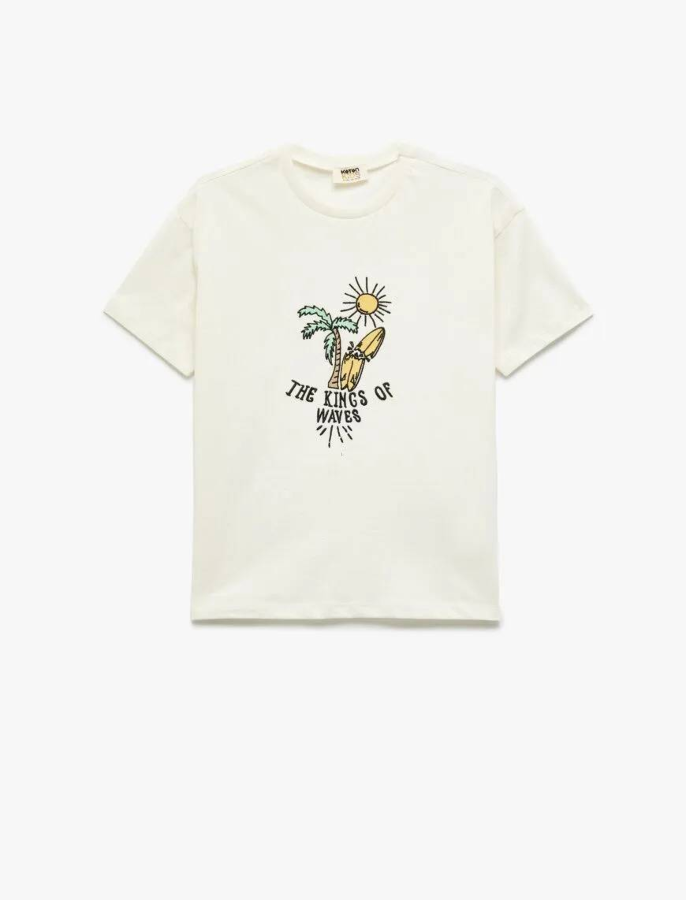 Resim Koton Erkek Çocuk T-shirt 5SKB10123TK