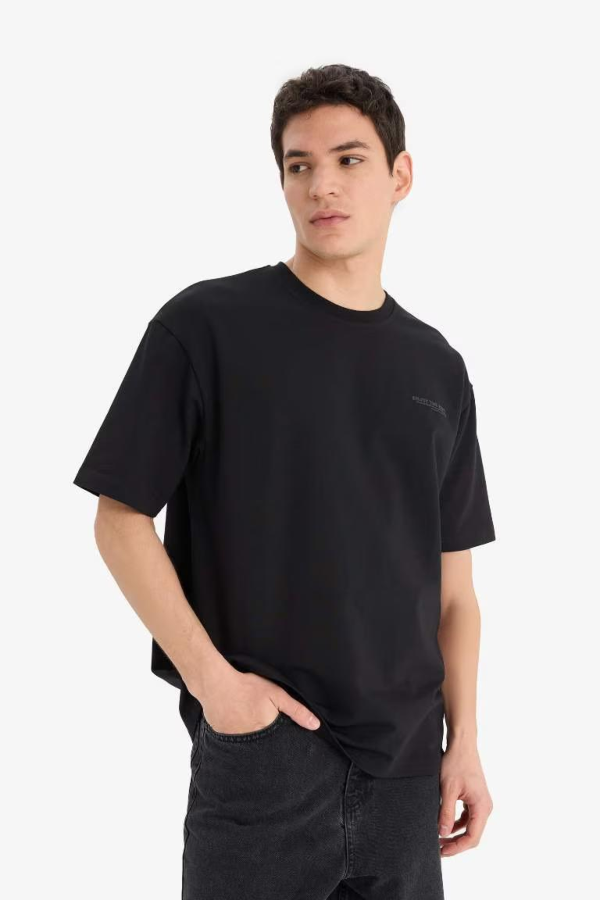 Resim Defacto Erkek  T-shirt E3460AXBK81