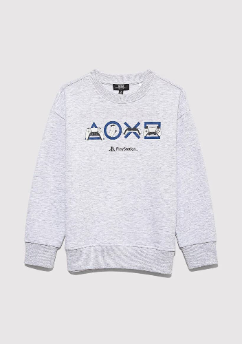 Resim Mavi Ps Playstation Erkek Çocuk Sweat M6S10132-88467