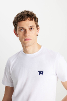 Resim Wrangler Regular Fit Small Logo  Erkek T-shirt MW70MD3312