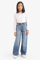 Resim Defacto Kız Çocuk  Jean Pantolon E7710A8/NM28
