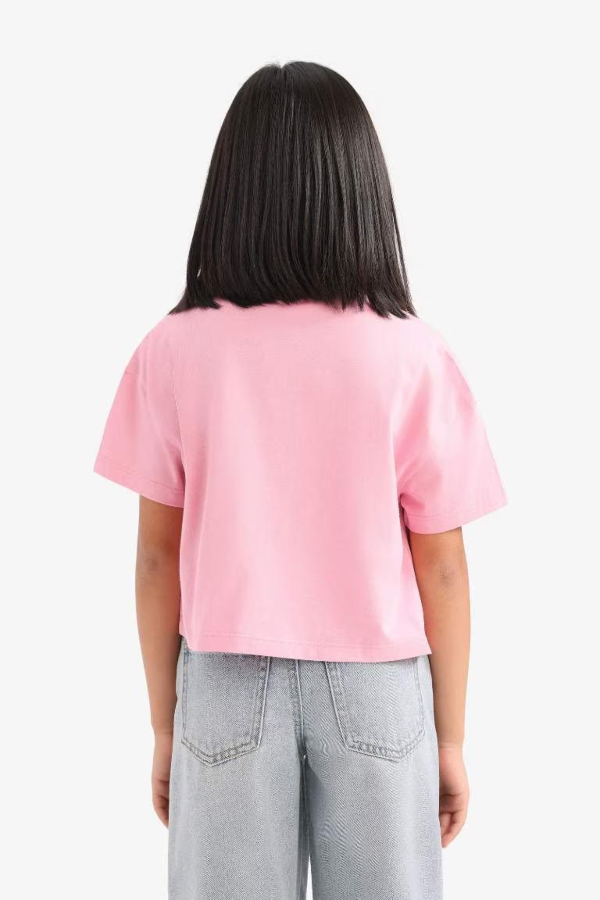 Resim Defacto Kız Çocuk T-shirt E0384A8/PN666