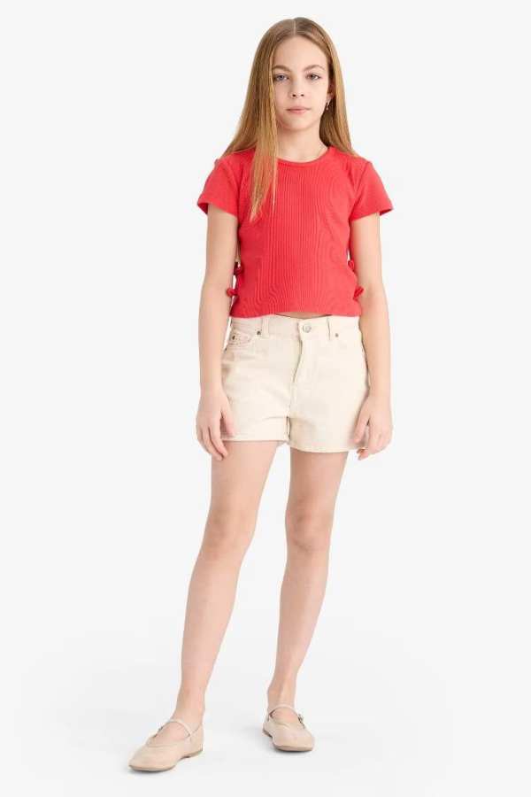 Resim Defacto Kız Çocuk T-shirt F0306A8/RD87
