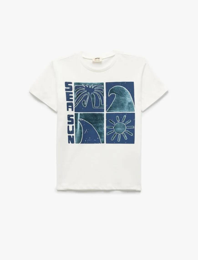 Resim Koton Erkek Çocuk T-shirt 5SKB10145TK