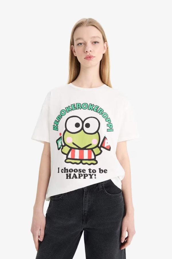 Resim Defacto Kadın T-shirt F1947AX/WT32