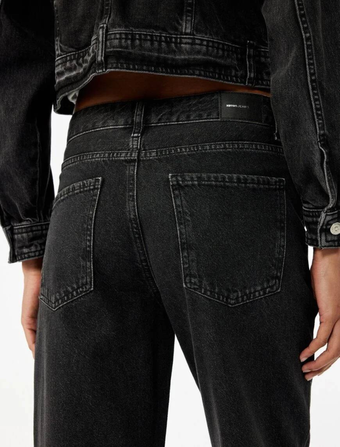 Resim Koton Kadın Jean Pantolon 6Wal40027Md