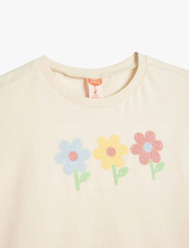 Resim Koton Kız Bebek T-shirt 5SMG10093AK