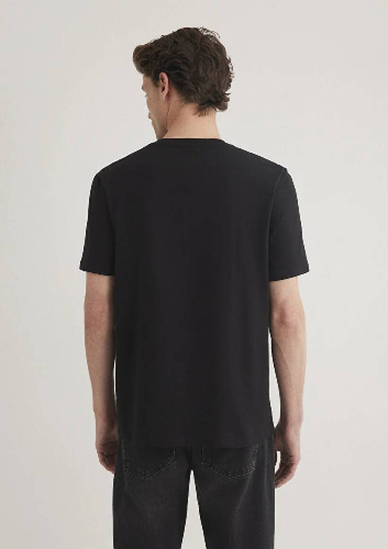 Resim Mavi Kısa Kol Erkek T-Shirt M066483-900