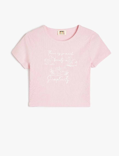 Resim Koton Kız Çocuk T-shirt 5SKG10251AK