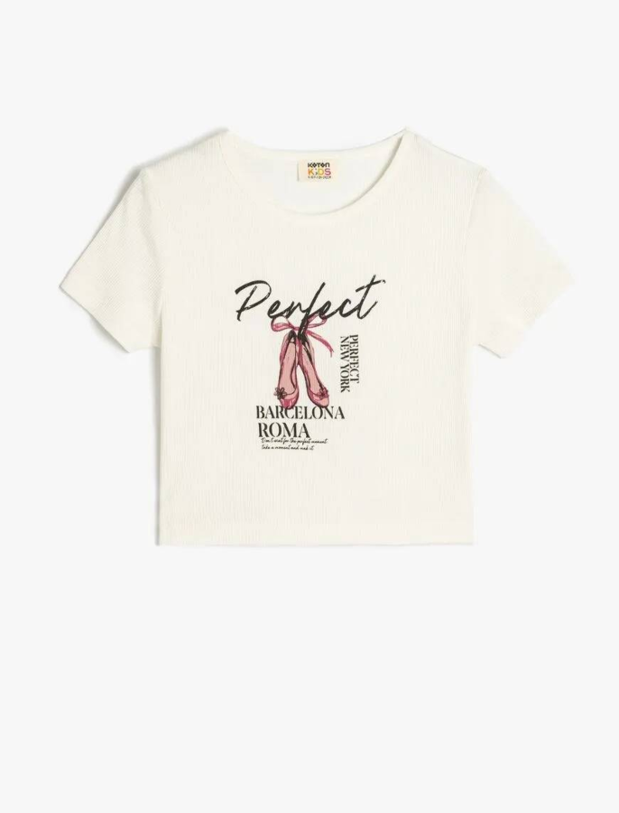 Resim Koton Kız Çocuk T-shirt 5SKG10237AK