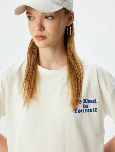 Resim Koton Kadın T-shirt 5SAL10080IK