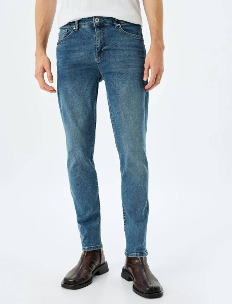 Resim Koton MICHEAL Skinny Erkek Jean  Pantolon 5SAM40040ID