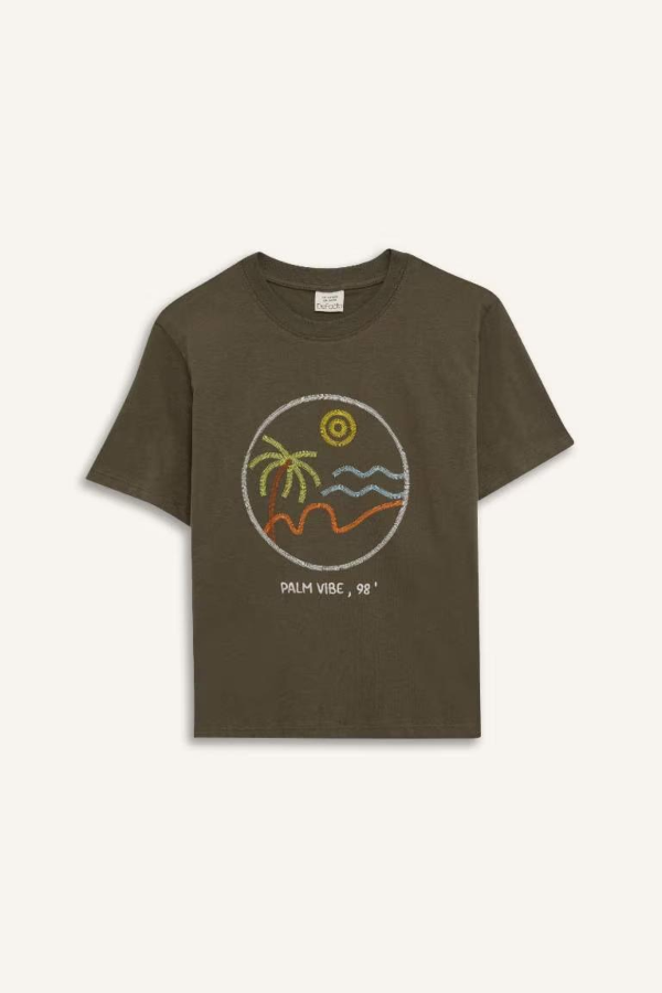 Resim Defacto Erkek Çocuk Kısa Kol T-shirt E0964A8KH261