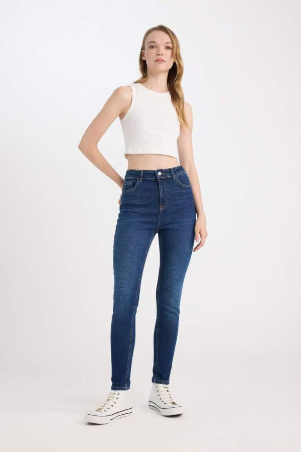 Resim Defacto Kadın Jean Pantolon C7612AX/NM34