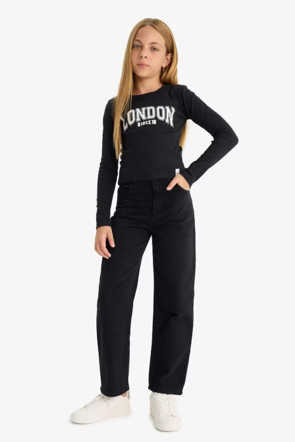 Resim Defacto Kız Çocuk  Sweat C7465A8/BK81