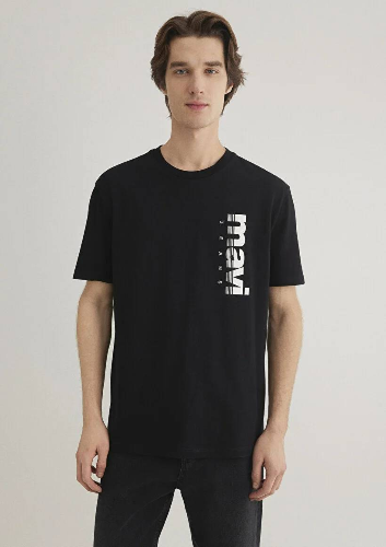 Resim Mavi Jeans Baskılı Erkek T-Shirt M0611745-900
