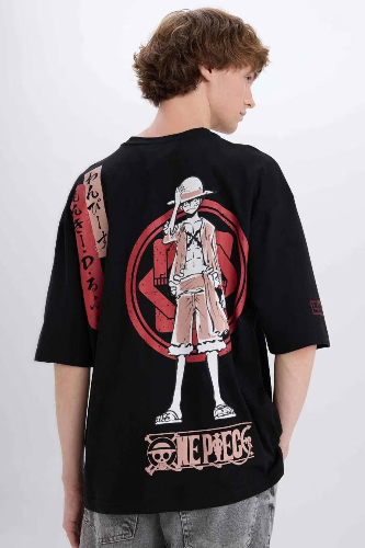 Resim Defacto Erkek  T-shirt B5528AX/BK81