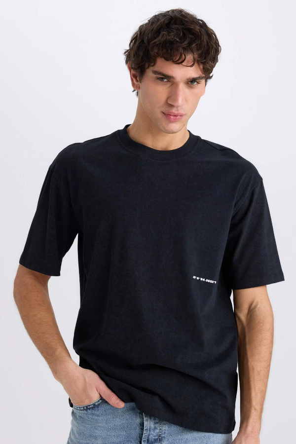 Resim Defacto Erkek  T-shirt C2138AXBK81