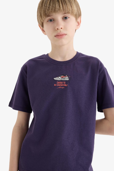 Resim Defacto Erkek Çocuk Kısa Kol T-shirt E0086A8/PR289